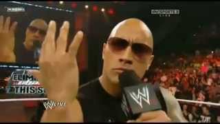 The Rock Says You Can't See Me, I Can See You to John Cena Resimi