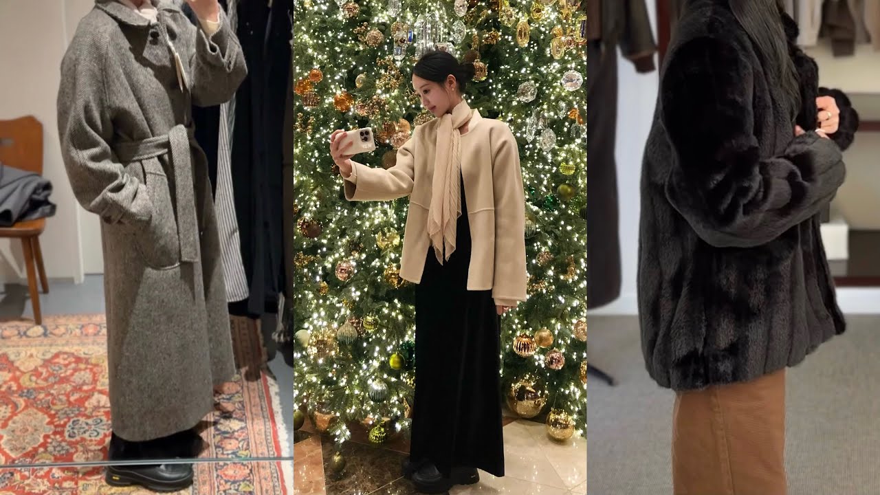 Vlog | 연말룩🎄| LO61 | 낫띵리튼 | 얼바닉30 | 플리츠플리즈 | 문달 | Le17septembre | 스무드무드 | 디애퍼처 | SIE