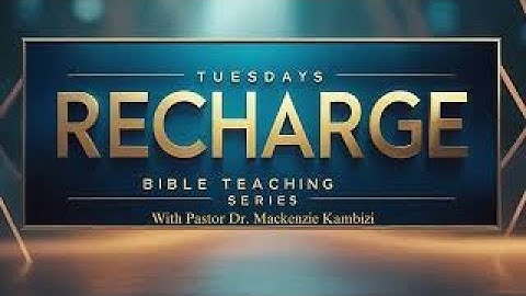 RECHARGE Worship Service 12/02/25 "Remember The Lord..." Elder Enock Akama