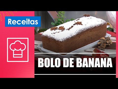 Faça um bolo delicioso de banana com o chef de cozinha Moy Plazio – 18/11/24