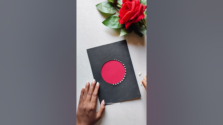 Beautiful card making ideas | Handmade card #card #shorts
