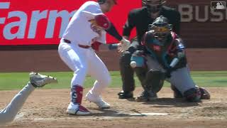 Nolan Gorman DRILLS a Solo Home Run! | 1st HR of 2024 | St. Louis Cardinals | 04/07/2024