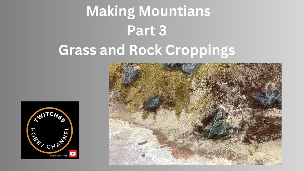 Adding a Mountain Ridge to My N-Scale Layout, Part 3 - YouTube