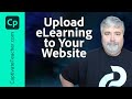 Upload your adobe captivate 2019 elearning to your website instead of an lms