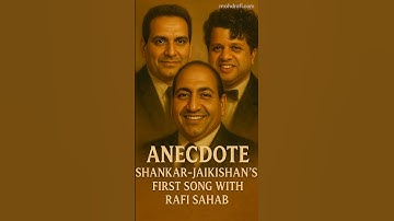 🎙️ ANECDOTE - Shankar-Jaikishan