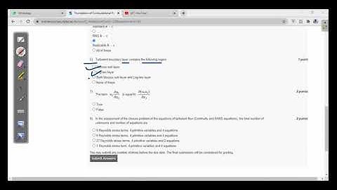 Assignment 6 solution | Foundation of Computational Fluid Dynamics | Swayam | NPTEL