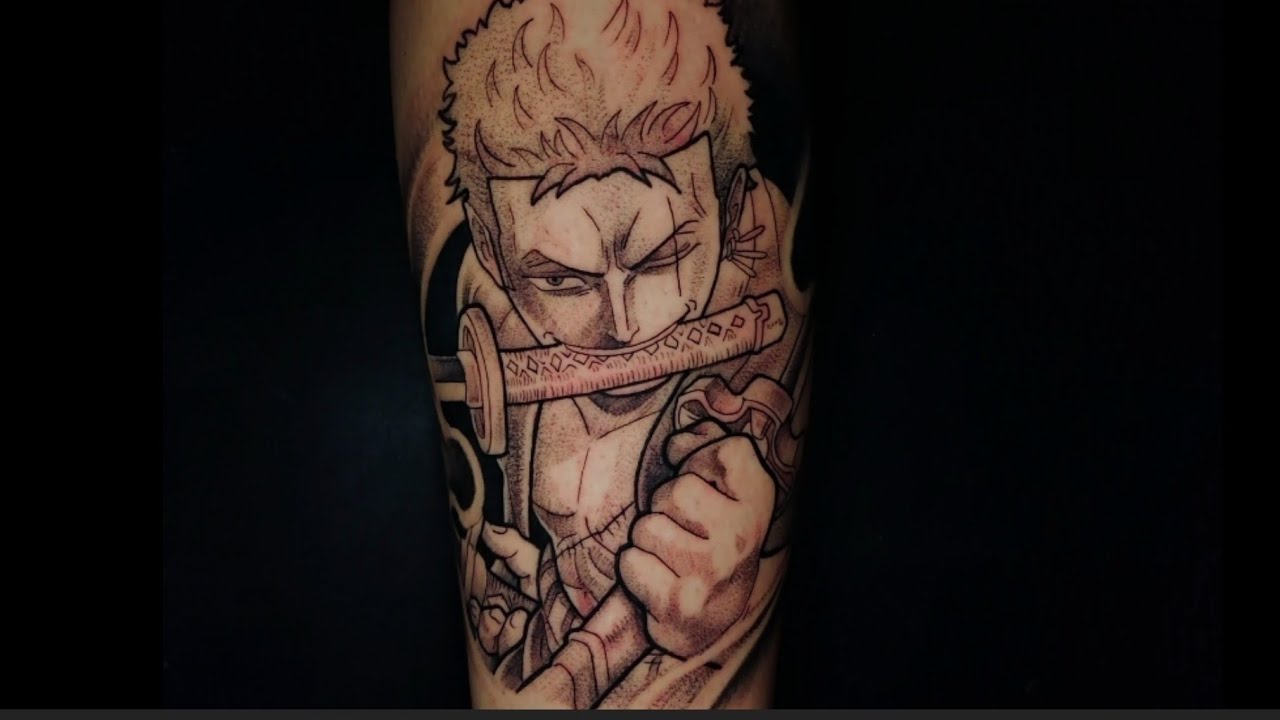 🔥TATUAJE estilo ANIME, como tatuar puntillismo de arrastre, 3RL