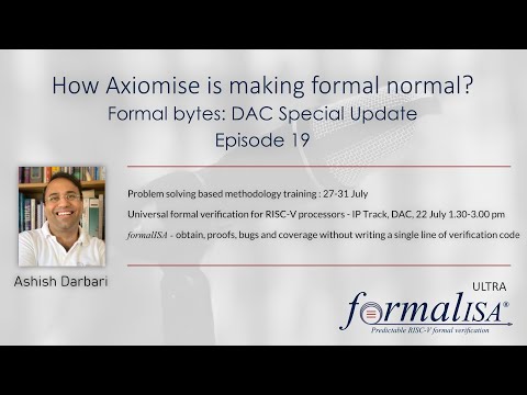 19: How is Axiomise making formal normal?