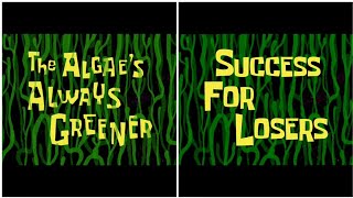 Spongebob Season 3 4 And 5 Episodes Original Name