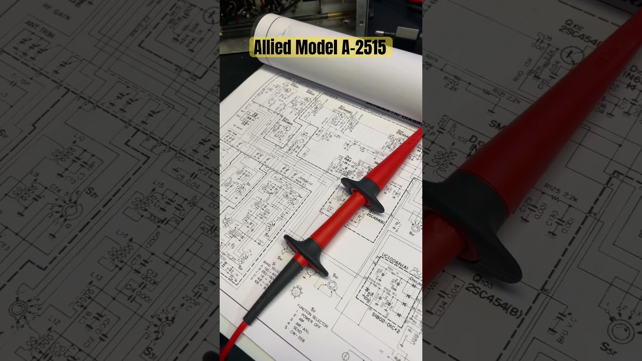 Allied model A-2515 Upcoming Repair Video - Figuring out all the mods not in schematic