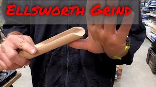 How to Make the 'Ellsworth Grind' on a bowl gouge, using a Bench Grinder