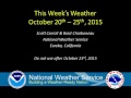 This Week's Weather - October 20-25, 2015