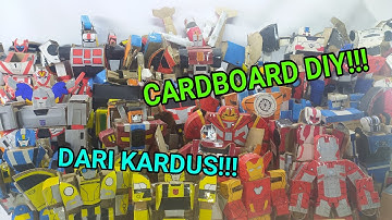 SEMUA ROBOT KARDUS SAYA _ ALL MY CARDBOARD ROBOTS COLLECTION