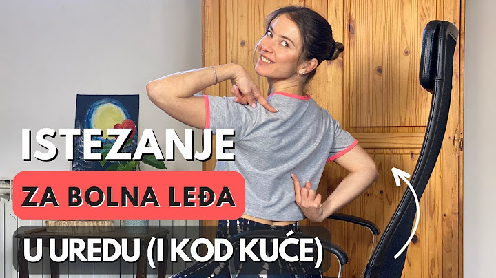 VJEŽBE ZA LEĐA SAVRŠENE ZA OSOBE KOJE DUGO SJEDE / riješi se ili smanji bol / Kristina Mikolčić