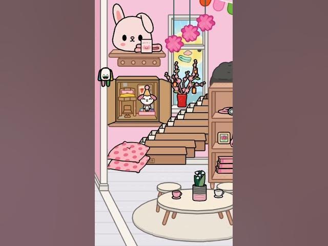 Little Girl Room Ideas Pt. 2 💗 Free Pink  White 🤍 Toca Boca #tocagirlz