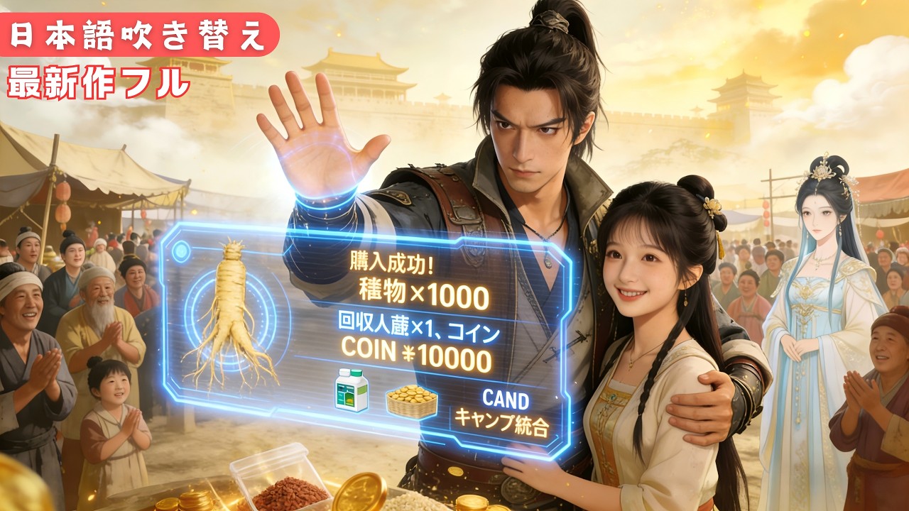 日本語吹き替え|💥「難民キャンプに目覚めるのに、システムで大儲け！」難民キャンプの餓死寸前の男、その正体は現代からの転移者！システムを起動した初日に妹を救出、さらには当朝の王女まで彼に恋をする！？