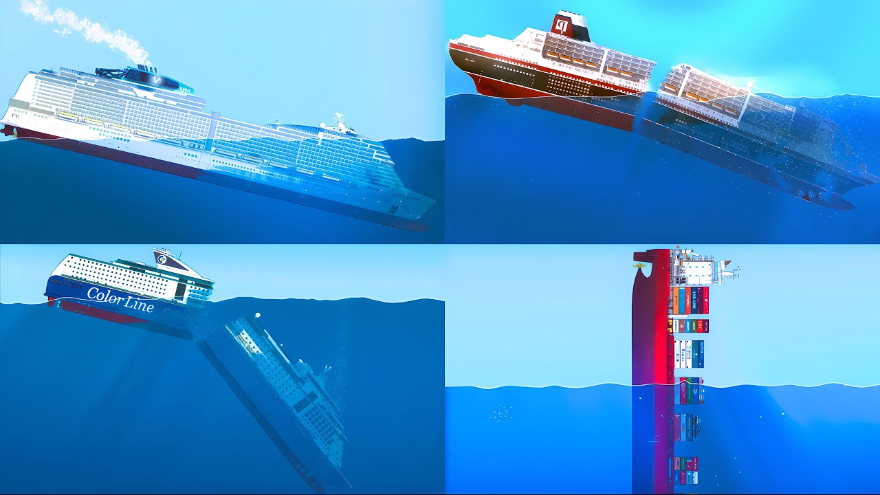 Playing Floating Sandbox with NPCs #24 - Sink Like Titanic - YouTube