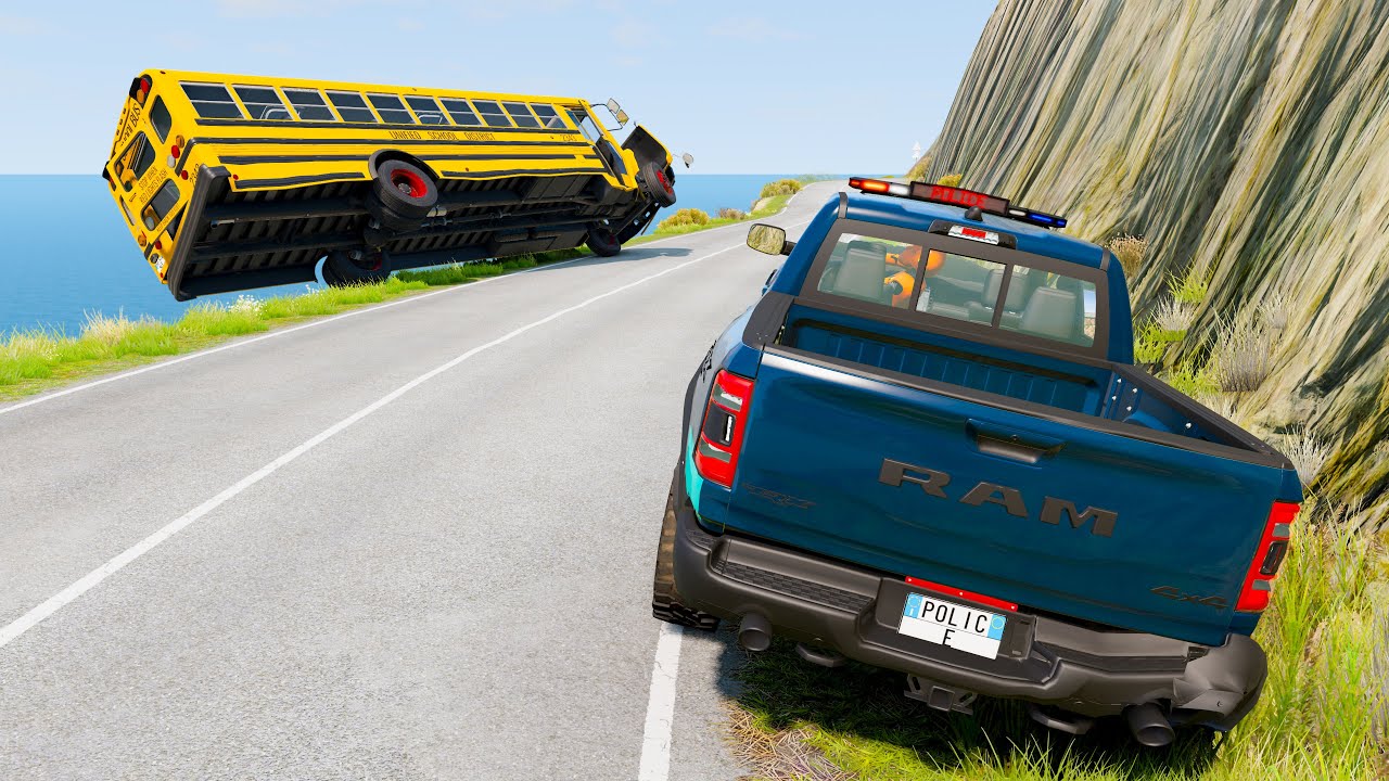 Cliff Roads #21 - Car Crashes | BeamNG Drive
