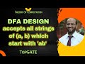 DFA Design: Accept All Strings Starting with 'ab' | Automata Theory Tutorial