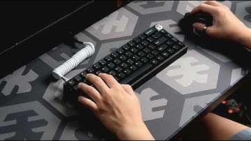 KBDFans Tofu65 Black Edition Typing Test