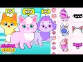 New pets in avatar world  pazu  cats and dogs creator  toca boca  rich vs poor puppy
