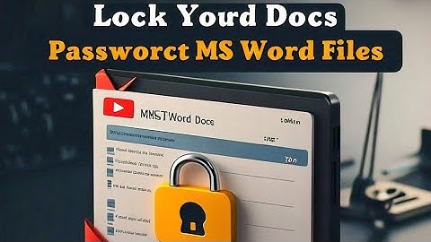 Title:_ "How to Password Protect a Microsoft Word Document | Secure Your Files in 3 Easy Steps"