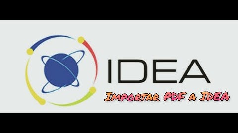 Importar DATOS de PDF a IDEA