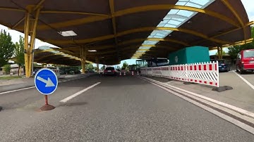 Switzerland to Germany Border Crossing by Car