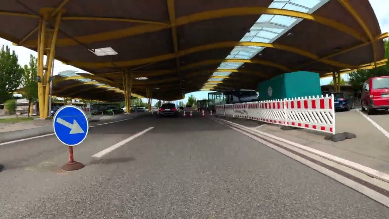 Switzerland to Germany Border Crossing by Car