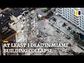 Miami condo building collapse leaves at least one dead, nearly 100 unaccounted for