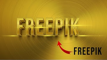 How to Download and Use Free PSD Text Templates from Freepik Photoshop Tutorial