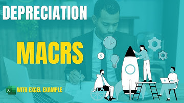 MACRS Depreciation Schedule - How to CALCULATE it in Excel!