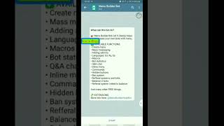 Telegram Menu BUilder Bot Tutorial #viral #freefire #mujju_14 #trending #carryminati #shorts