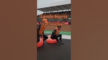 Thumbnail of Lando Norris Sings 'It's Friday Then' & Gets Hit by Ball 😂⚽️ #Shorts #F1 #LandoNorris  #f1shorts #gp