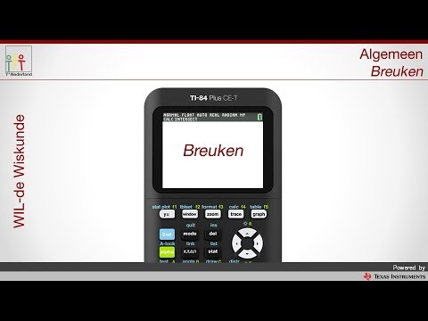 TI-84 Plus CE-T Breuken - YouTube