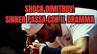 Sinner Ai Quarti, Ma Il Finale E Amarissimo Dimitrov Si Strappa Il Pettorale