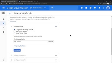 Move data from a multi-regional storage bucket to regional storage bucket using Transfer service