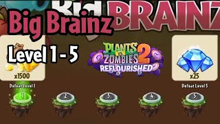 Plants vs Zombies 2: Reflourished | Thymed Event: Big Brainz