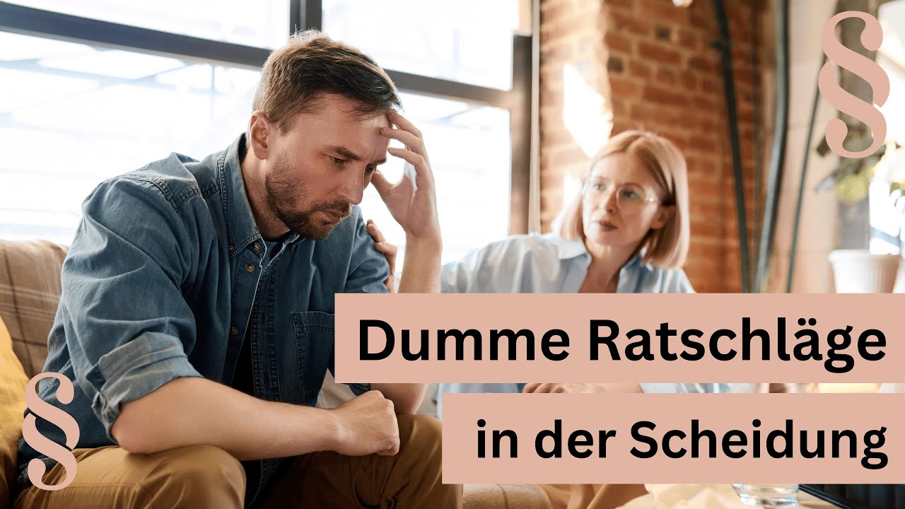 Was erfolgreiche Menschen in der Scheidung nie tun: Auf dumme Ratschläge hören