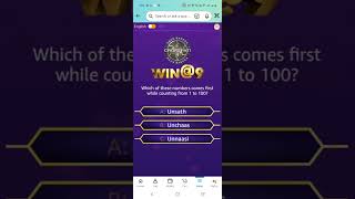 KBC Win@9 Amazon Answer 23 December 2025