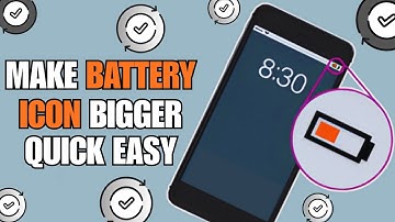 How to Make Battery Icon Bigger on Android 🔋 Fix Tiny Status Bar Icons Easily