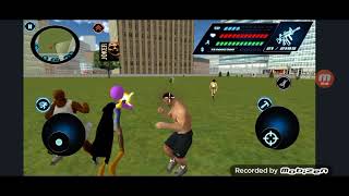 Fighting Dead unlimited money vs Flying Thanos Stickman Rope Hero Gangster Crime Mod Menu Gameplay screenshot 1