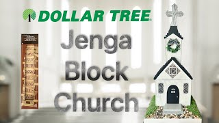 Dollar Tree 🌳 Jenga Block Church