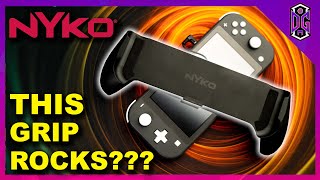 The Switch Lite Grip with RUMBLE! - NYKO Shock 'N' Rock