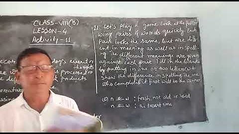 Class-viii Sub-English Lesson-4 for Bodo Medium.