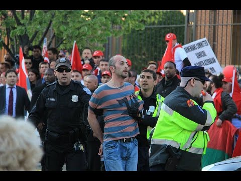 სომეხი ერის გენოციდის 100 წლისთავი ვაშინგტონი  Армяне  и  Турки  Вашингтон Геноцид Армян 24.04.2015