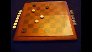 Checkers in stop motion