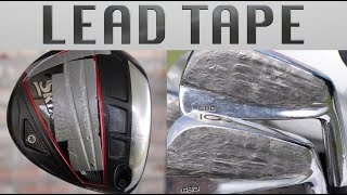 LEAD TAPE / WHERE TO STICK IT ON YOUR GOLF CLUBS?