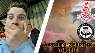 AIRDRIE 2-2 PARTICK THISTLE - MATCHDAY VLOG! 🤯🧨
