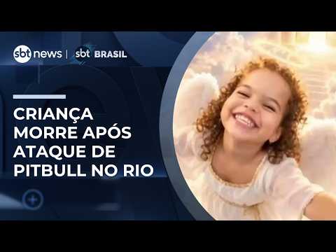 3-year-old child dies after being attacked by a pit bull in Rio | #SBTBrasil
